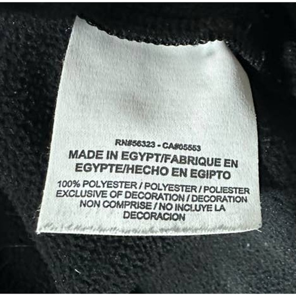 Nike DRI-FIT Black Half Zip‎ Pullover Hoodie Size Mens L - Picture 4 of 4